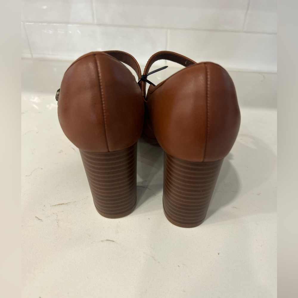 Clarks NWT Bayla Lily Mary Jane leather Pump Sz.8.5 boho comfort office classic - Picture 6 of 8